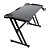 Mesa Gamer Mymax MX101, 1,2m, Porta Copo e Headset, Preto - Imagem 1