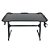Mesa Gamer Mymax MX101, 1,2m, Porta Copo e Headset, Preto - Imagem 2