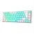 Teclado Gamer Mecânico Redragon Castor Pro Wireless, RGB, Switch Gentle Lime, Ciano/Branco/Transparente - Imagem 3
