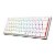 Teclado Gamer Mecânico Redragon Anivia, RGB, Switch Blue, Low Profile, Branco - Imagem 2