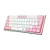 Teclado Gamer Mecânico Redragon Anivia, RGB, Switch Brown, Low Profile, Branco/Rosa - Imagem 2
