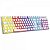 Teclado Gamer Mecânico Ninja Leap Pudim, Switch Blue, Rainbow, ABNT2, Full Size, Branco - Imagem 3