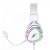 Headset Gamer Super Sound, Surround 7.1, Drivers de 50mm, RGB, USB, Branco - Imagem 3