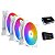 Kit Cooler Revenger Maximus VR346K, 3 fans, RGB, 120mm, Branco - Imagem 1
