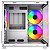 Gabinete Gamer Ninja Ryomaru, Mini-Tower, Lateral De Vidro, Com 3 Fans, Branco - Imagem 2
