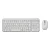 Kit Teclado + Mouse Logitech MK250 Bluetooth ABNT2, Branco - Imagem 1