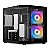 Gabinete Gamer CV700M, Mini-Tower, Lateral de Vidro, Com 2 Fans, Preto - Imagem 1