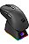 Mouse Gamer Redragon Ebony Standard Wireless/Bluetooth, c/ dock de carregamento, RGB, 24000DPI, Preto - Imagem 1