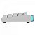 Teclado Gamer Mecânico PCYes Shiyan White Ghost 65%, Led Rainbow, Switch Outemu Red, ABTN2, Branco - Imagem 2