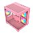 Gabinete Gamer Acegeek Gimli, C/ 3 Fans, Mid-Tower, Lateral De Vidro, Rosa - Imagem 2