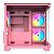 Gabinete Gamer Acegeek Gimli, C/ 3 Fans, Mid-Tower, Lateral De Vidro, Rosa - Imagem 4