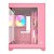 Gabinete Gamer Acegeek Gimli, C/ 3 Fans, Mid-Tower, Lateral De Vidro, Rosa - Imagem 3