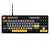 Teclado Gamer Mecânico Attack Shark X87, Switch Linear Blueberry, Backlit RGB, Star Black, Preto/Cinza - Imagem 1