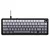 Teclado Gamer Mecânico Attack Shark X66, Switch Linear Blueberry, Backlit RGB, Moonlight, Cinza/Branco - Imagem 1