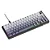 Teclado Gamer Mecânico Attack Shark X66, Switch Linear Blueberry, Backlit RGB, Moonlight, Cinza/Branco - Imagem 2