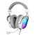 Headset Gamer Fifine H16, Som Surround 7.1, Microfone com Cancelamento de Ruído, USB, RGB, Branco - Imagem 1