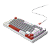 Teclado Gamer Mecânico PCYes Arkeum 75%, Led Rainbow, Switch Outemu Red, ABTN2 - Imagem 2