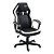 Cadeira Gamer Duex Vortex DX9026BKW, Tecido, Preto/Branco - Imagem 1