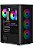 Gabinete Gamer Liketec Hurricane, C/ 3 Fans, Mid-Tower, Lateral Vidro, Preto - Imagem 1