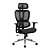 Cadeira Bluecase Office Ergo Master Bcom-01GYBK, Tecido Mesh Cinza e Preto - Imagem 1