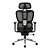 Cadeira Bluecase Office Ergo Master Bcom-01GYBK, Tecido Mesh Cinza e Preto - Imagem 4