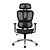 Cadeira Bluecase Office Ergo Master Bcom-01GYBK, Tecido Mesh Cinza e Preto - Imagem 3