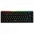 Teclado Gamer Mecânico PCYes Shiyan Black Vulcan 65%, Led Rainbow, Switch Outemu Red, ABTN2, Preto - Imagem 1