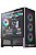 Gabinete Kalkan Hakon Pro, Mid Tower, Lateral de Vidro, Preto - Imagem 1