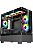 Gabinete Rise Mode Crystal Glass 03, Mid Tower, Lateral e frente de Vidro, Preto - Imagem 1