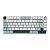 Teclado Gamer Mecânico PCYes Arkeum Summit Edition 75%, Led Blue, Switch Outemu Blue, ABTN2, Branco/Azul - Imagem 1