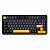 Teclado Gamer Mecânico Attack Shark M86 Star Black, Switch Blueberry, Backlit RGB, Preto/Amarelo - Imagem 1