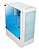 Gabinete Gamer Rise Mode Wave, C/ 3 Fans, Mid-Tower, Lateral Vidro, Branco - Imagem 2