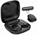Microfone de Lapela Sem Fio Duplo Hrebos Clipsound IF-315, Tipo-C, Preto - Imagem 1