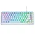 Teclado Gamer Magnético Attack Shark X82 HE 75%, Rapid Trigger, 8000Hz, 0.01ms, Backlit RGB, Branco e Cinza - Imagem 1