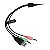 Headset Gamer TGT UAV-9, LED Rainbow, Estrutura Alumínio, Microfone Removível, Almofadas Tecido, Preto - Imagem 3