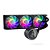 Water Cooler Duex Vision, Display, ARGB, 360mm, Preto - Imagem 1