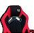 Cadeira Gamer Duex Spectrum DX9025BKR, Tecido, Preto/Vermelho - Imagem 3