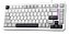 Teclado Gamer Magnético Attack Shark X82 HE 75%, Rapid Trigger, 8000Hz, 0.01ms, Backlit RGB, Branco - Imagem 1