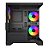 Gabinete Gamer Gstorm Raider, C/ 3 Fans, Mid-Tower, Lateral Vidro, Preto - Imagem 2