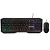 Kit Gamer Multilaser Teclado LED ABNT2 + Mouse LED 2400DPI, TC239 - Imagem 1