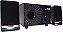 Caixa de Som K-mex Subwoofer Gamer Bass Reflex 2.2, SS-A200, 16W RMS, Preta - Imagem 1