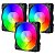Kit Cooler Redragon GC-F007, 3 unidades, RGB, 120mm - Imagem 1