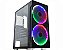 Gabinete Kmex Anjo de Combate, Mid Tower, Com 2 Fans, Lateral de Vidro Temperado, Preto - Imagem 1