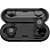 Fone de Ouvido Intra Auricular Bluetooth Bright Blacksound, 0514, Com Microfone, Preto - Imagem 1