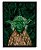 Quadro Decorativo Yoda - 33 X 23 cm - Imagem 1