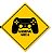 Placa Decorativa Gaming Area, PD30, 30 X 30 cm - Imagem 1