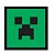 Placa Decorativa Creeper, PD23, 18 X 18 cm - Imagem 1