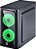 Gabinete Gamer PCYES Venus, Mid Tower, Com 2 Fans, Lateral de Acrílico, Preto e Verde - Imagem 2