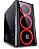 Gabinete PCYES Saturn, Mid Tower, Com 3 Fans, Lateral de Acrílico, Preto - Imagem 1