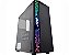 Gabinete K-mex Raiden, Mid Tower, Lateral de Acrílico LED frontal - Imagem 1